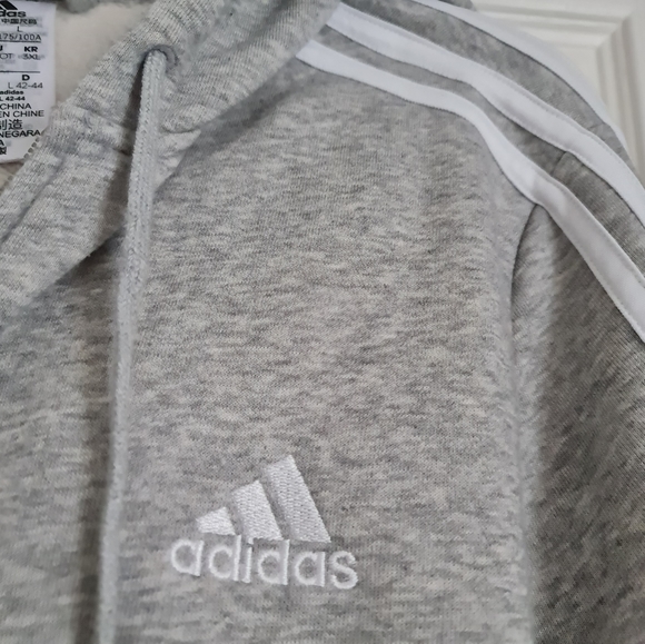 Women's Adidas Jumper Grey - Picture 3 of 4